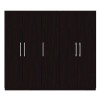 Tủ quần áo gỗ MDF Juno Sofa 5 cánh 2 ngăn màu nâu đậm 220 x 55 x 200cm